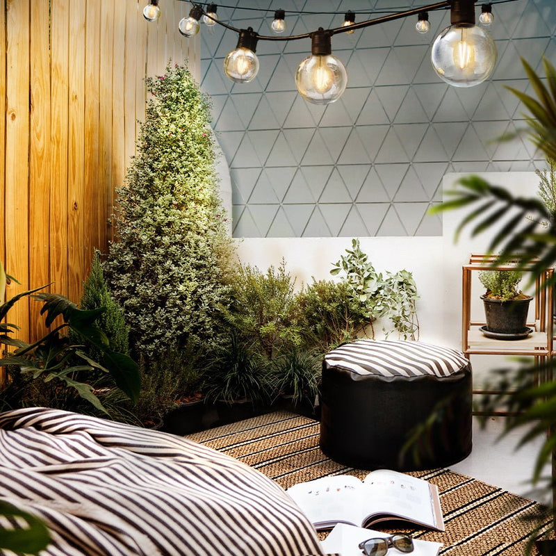 Jingle Jollys 41m LED Festoon String Lights 40 Bulbs Kits Wedding Party Christmas G80 - NuSea