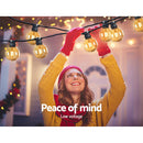 Jingle Jollys 41m LED Festoon String Lights 40 Bulbs Kits Wedding Party Christmas G80 - NuSea