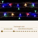 Jingle Jollys 50M Christmas Lights String Light 500 LED Colourful - NuSea