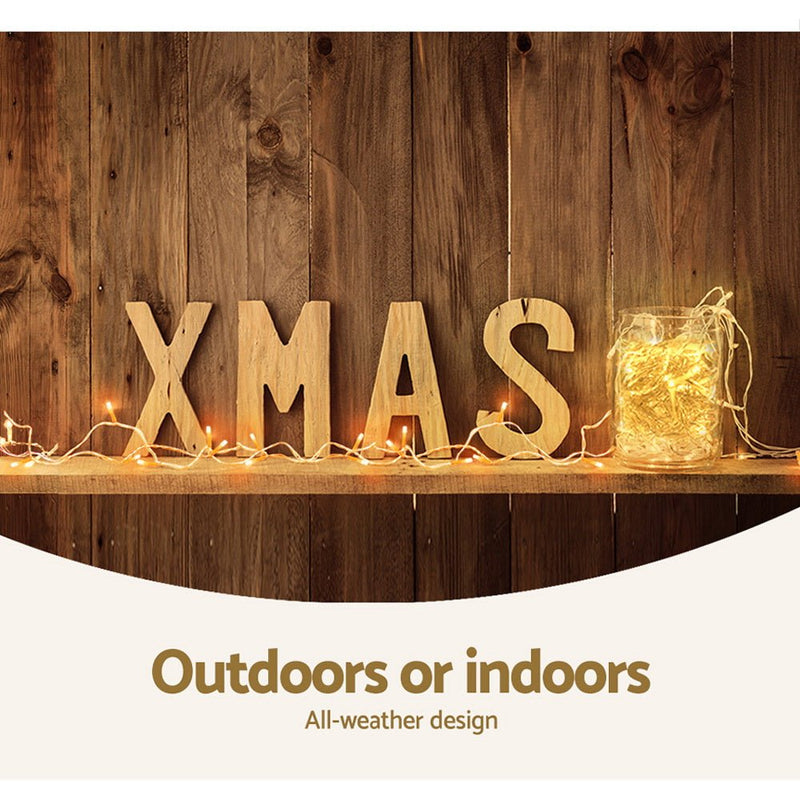 Jingle Jollys 50M Christmas Lights String Light 500 LED Warm White - NuSea