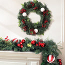 Jingle Jollys Christmas Garland with Wreath Set Ornaments Xmas Tree Decor - NuSea