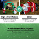 Jingle Jollys Christmas Inflatable Archwary 2.8M Illuminated Decorations - NuSea