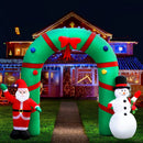 Jingle Jollys Christmas Inflatable Archwary 2.8M Illuminated Decorations - NuSea