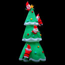 Jingle Jollys Christmas Inflatable Santa Tree 5M Illuminated Decorations - NuSea