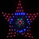 Jingle Jollys Christmas Lights 130cm Snow 130 LED Decorations - NuSea