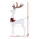 Jingle Jollys Christmas Lights 150cm Reindeer 100 LED Decorations - NuSea