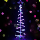 Jingle Jollys Christmas Lights 188cm Tree 288 LED Decorations - NuSea