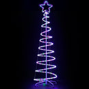 Jingle Jollys Christmas Lights 188cm Tree 288 LED Decorations - NuSea