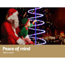 Jingle Jollys Christmas Lights 188cm Tree 288 LED Decorations - NuSea