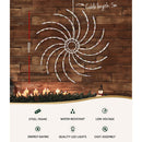 Jingle Jollys Christmas Lights 50cm Spin 128 LED Decorations - NuSea