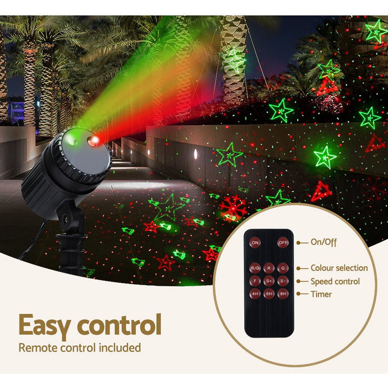 Jingle Jollys Christmas Lights Laser Light Projector Outdoor Decorations - NuSea