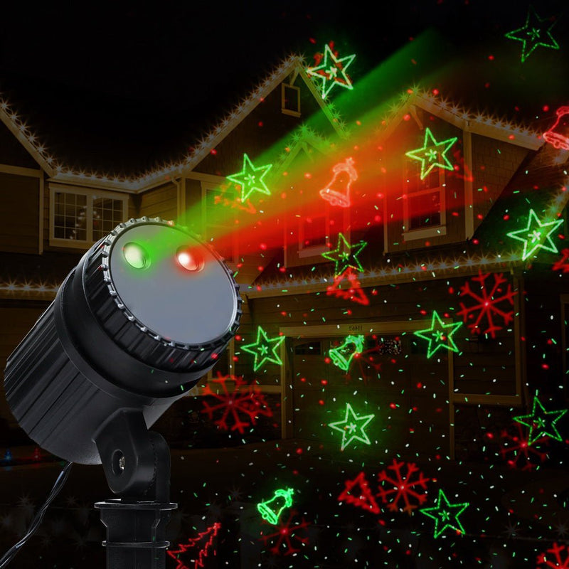 Jingle Jollys Christmas Lights Laser Light Projector Outdoor Decorations - NuSea