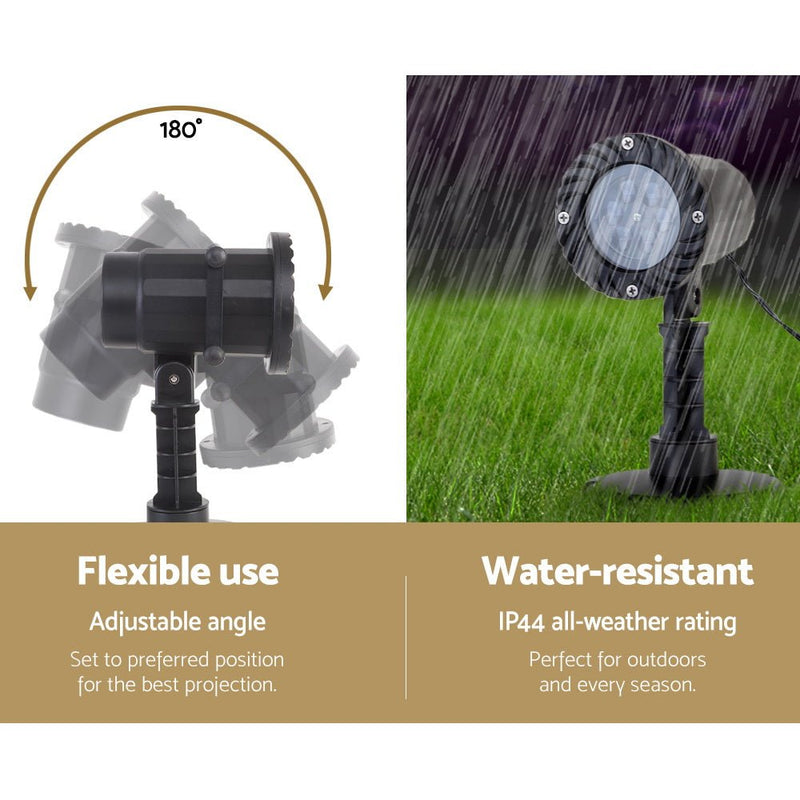 Jingle Jollys Christmas Lights Projector Light Outdoor Decorations Outdoor - NuSea