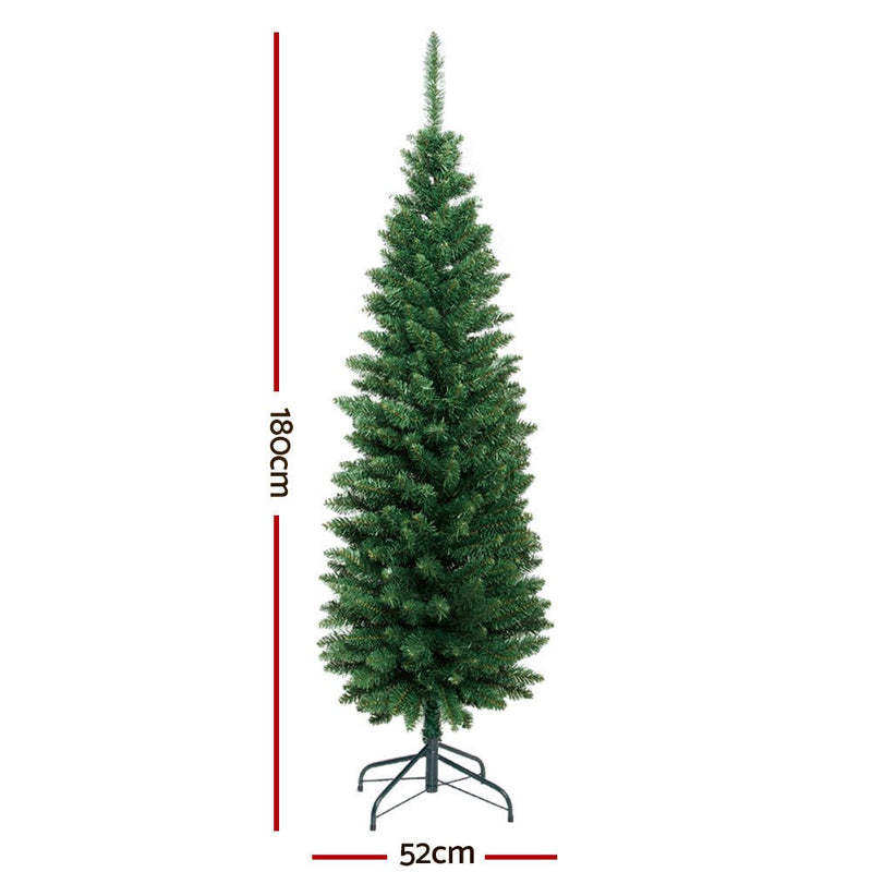Jingle Jollys Christmas Tree 1.8m Xmas Tree Decorations Green 300 Tips - NuSea
