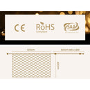 Jingle Jollys ChristmasLights 4mx6m Net String Light 1000 LED Warm - NuSea