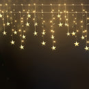 Jingle Jollys Solar Christmas Lights 80 LED 3M Icicle Light Star Decorations - NuSea