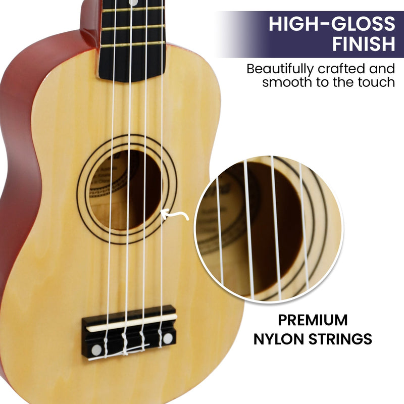 Karrera 21in Ukulele - Natural - NuSea