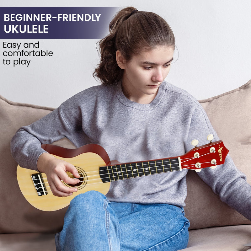 Karrera 21in Ukulele - Natural - NuSea