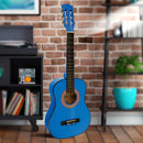 Karrera 34in Acoustic Children no cut Guitar - Blue - NuSea