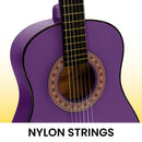 Karrera 34in Acoustic Children no cut Guitar - Purple - NuSea