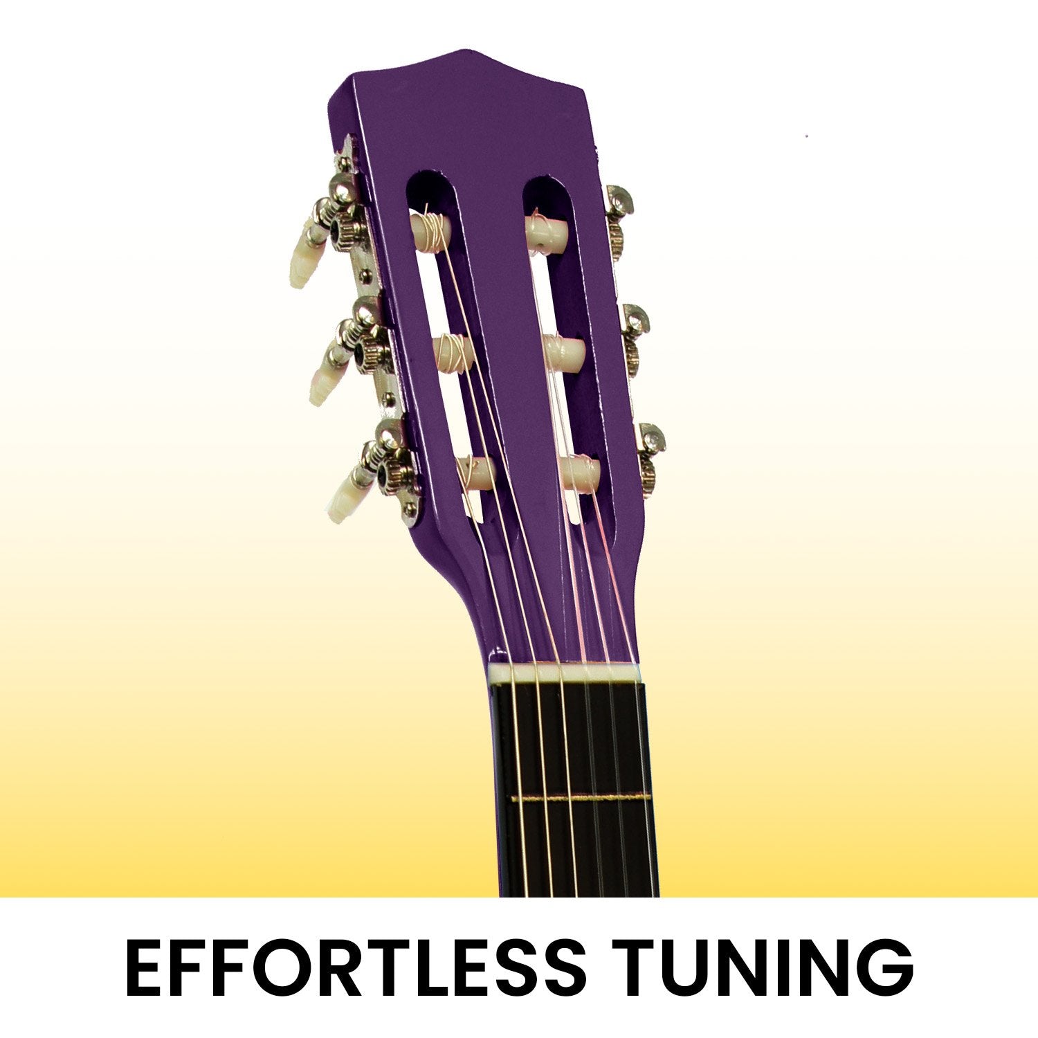 Karrera 34in Acoustic Children no cut Guitar - Purple - NuSea