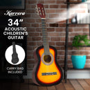 Karrera 34in Acoustic Wooden Childrens Guitar - Sunburst - NuSea