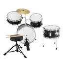 Karrera Children's 4pc Drum Kit - Black - NuSea