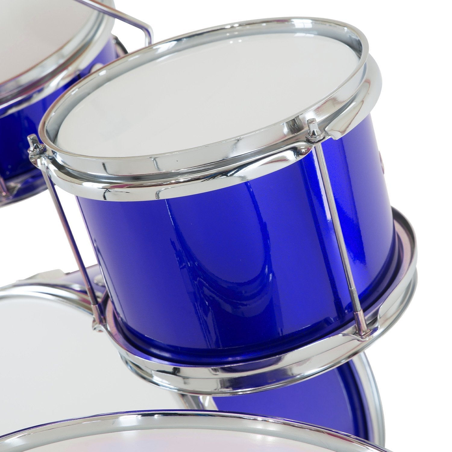 Karrera Children's 4pc Drum Kit - Blue - NuSea