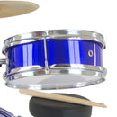Karrera Children's 4pc Drum Kit - Blue - NuSea