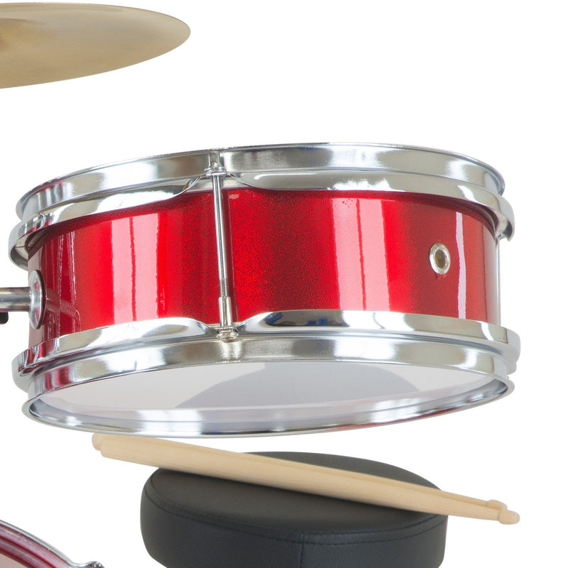 Karrera Children's 4pc Drum Kit - Red - NuSea