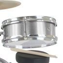 Karrera Childrens 4pc Drum Kit - Silver - NuSea