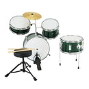 Karrera Children's 4pc Drumkit - Green - NuSea