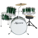 Karrera Children's 4pc Drumkit - Green - NuSea