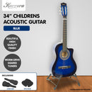 Karrera Childrens Acoustic Guitar Kids - Blue - NuSea