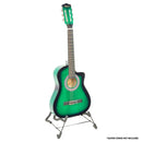 Karrera Childrens Acoustic Guitar Kids - Green - NuSea