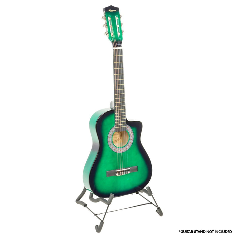 Karrera Childrens Acoustic Guitar Kids - Green - NuSea