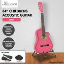 Karrera Childrens Acoustic Guitar Kids - Pink - NuSea
