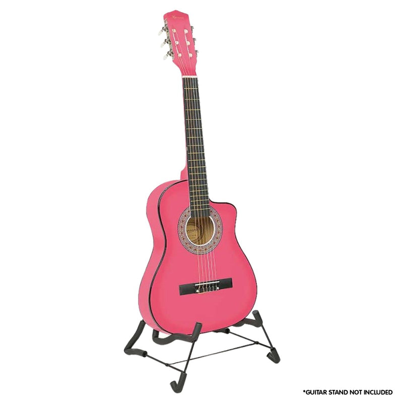 Karrera Childrens Acoustic Guitar Kids - Pink - NuSea