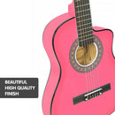 Karrera Childrens Acoustic Guitar Kids - Pink - NuSea