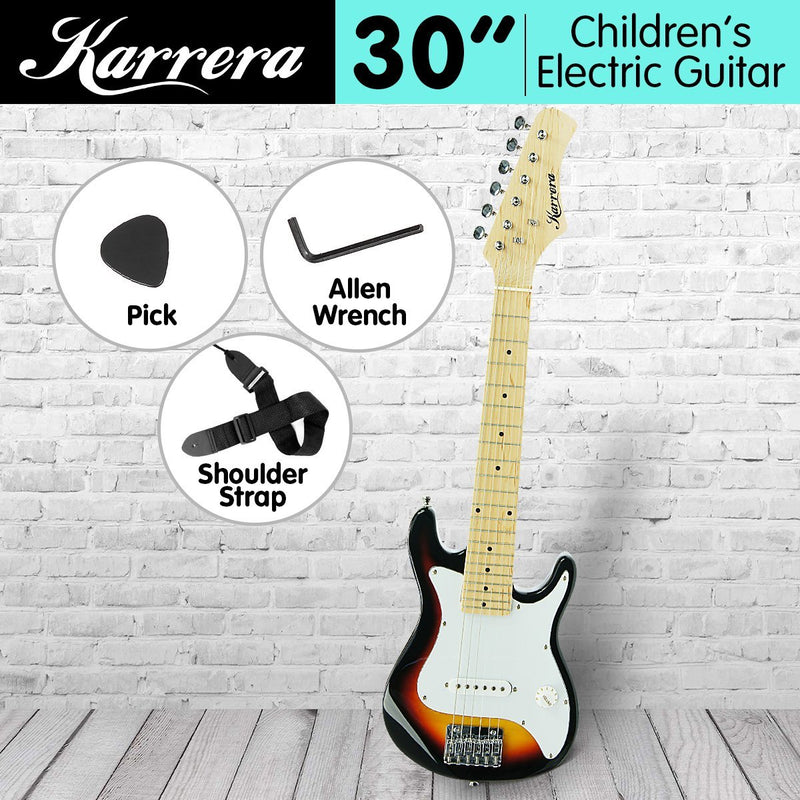 Karrera Childrens Electric Guitar Kids - Sunburst - NuSea