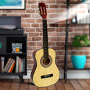 Karrera Childrens Guitar Wooden 34in Acoustic - Natural - NuSea