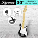 Karrera Electric Childrens Guitar Kids - Black - NuSea