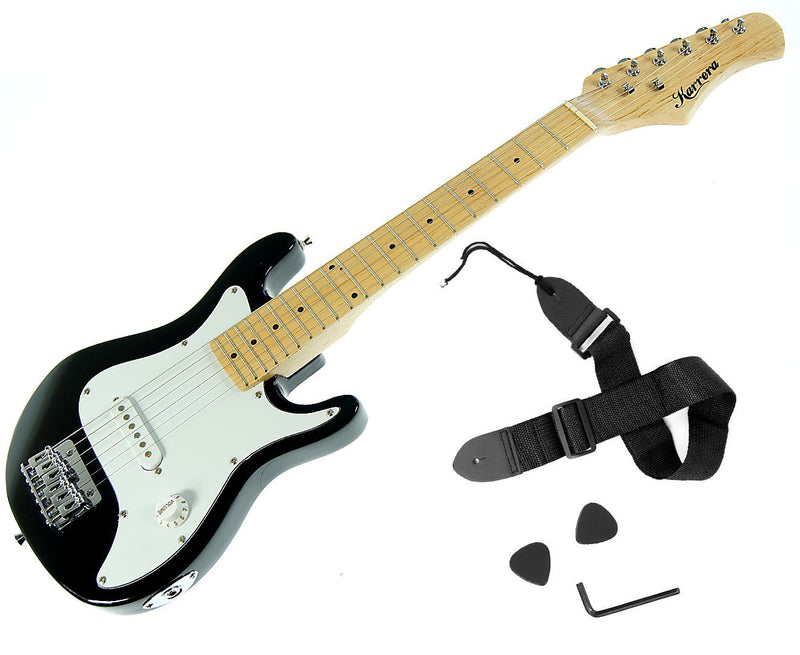 Karrera Electric Childrens Guitar Kids - Black - NuSea