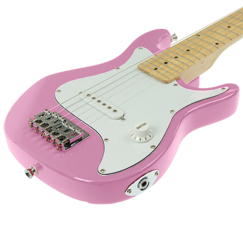 Karrera Electric Childrens Guitar Kids - Pink - NuSea