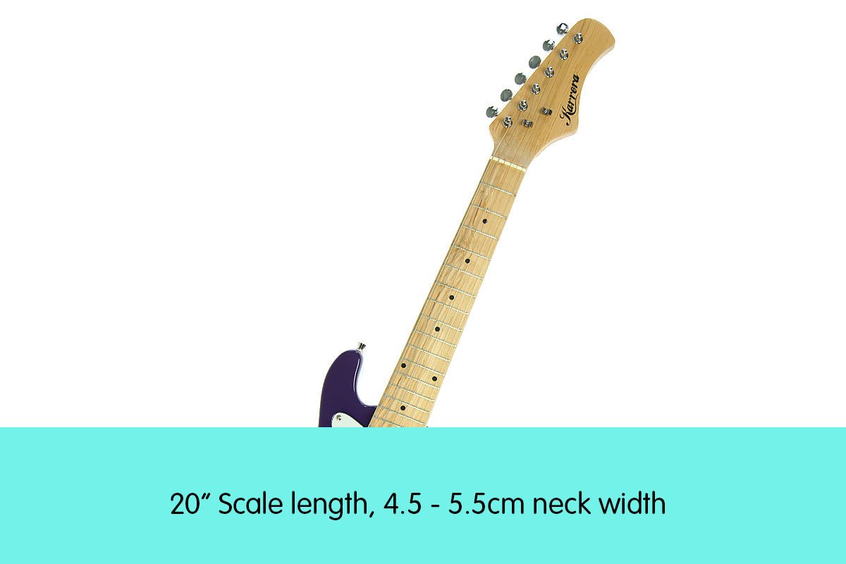 Karrera Electric Childrens Guitar Kids - Purple - NuSea