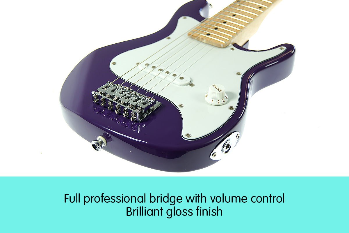 Karrera Electric Childrens Guitar Kids - Purple - NuSea