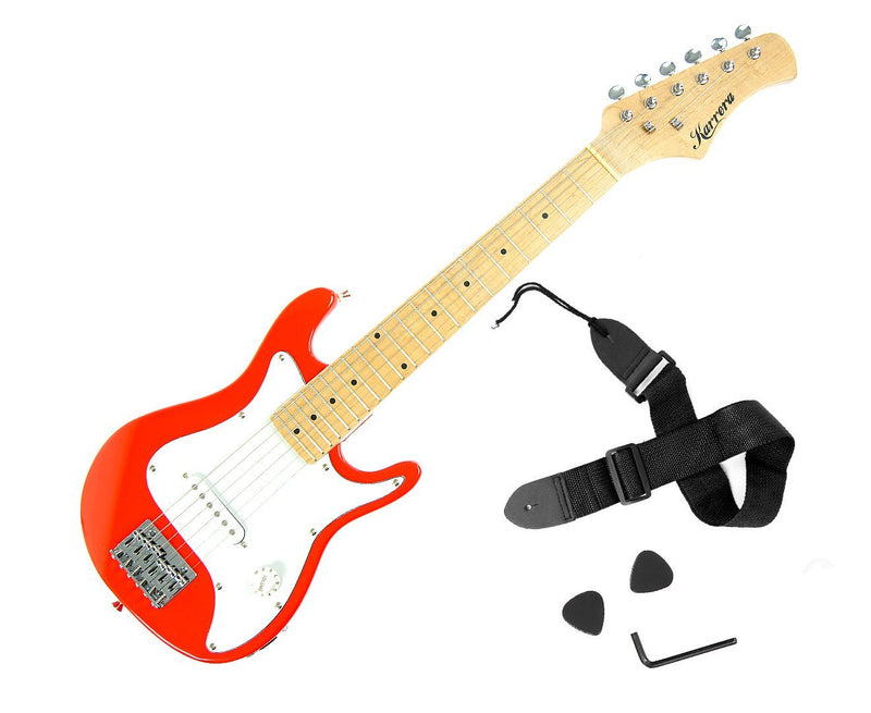 Karrera Electric Childrens Guitar Kids - Red - NuSea