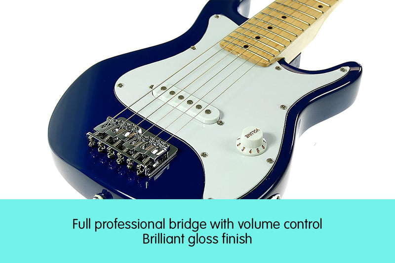 Karrera Electric Childrens Kids Guitar - Blue - NuSea