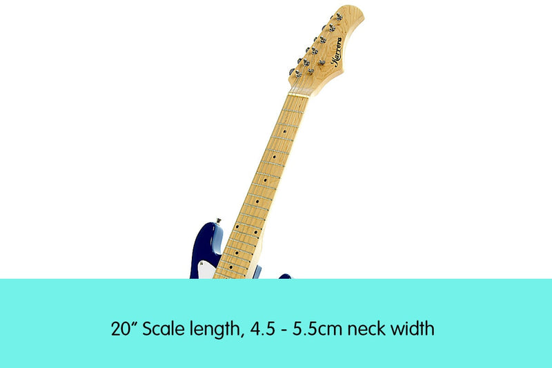 Karrera Electric Childrens Kids Guitar - Blue - NuSea