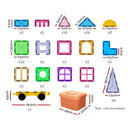 Keezi 100pcs Kids Magnetic Tiles Blocks Building Educational Toys Children Gift - NuSea